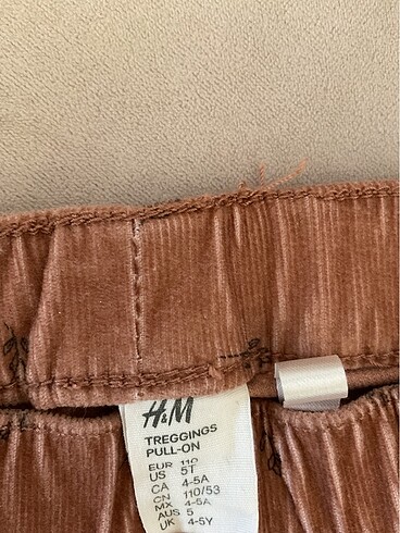 H&M Hm fitilli pantolon 4/5 yaş