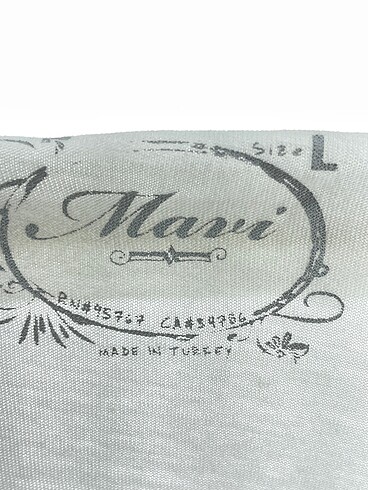 l Beden beyaz Renk Mavi Jeans Bluz %70 İndirimli.