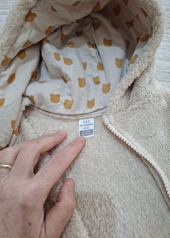 Kürklü Kapüşonlu Bebek Tulum - Görsel 4