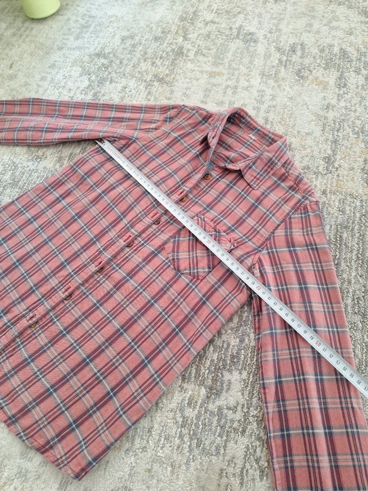 Ekose Uzun Kollu Gömlek - Görsel 3