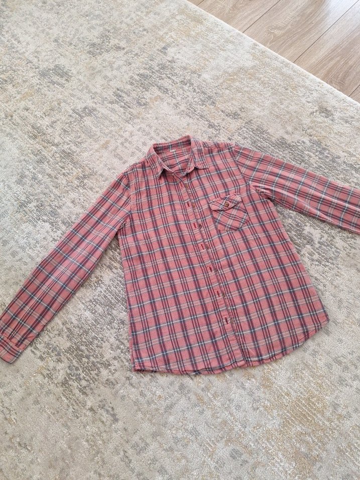 Ekose Uzun Kollu Gömlek - Görsel 2