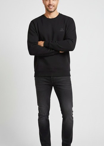 Calvin Klein Siyah Minimalist Erkek Tisort