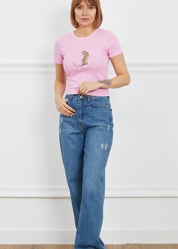 Leopar Desenli T-Shirt - Görsel 2