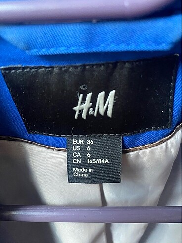 H&M crop blazer
