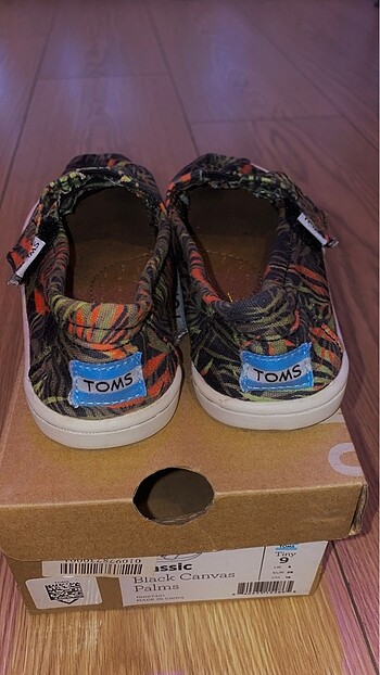 26 Beden Toms Black Canvas Palm