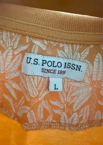 U.S Polo Assn. Bej Kadın Polo Yaka Kısa Kollu Tişört
