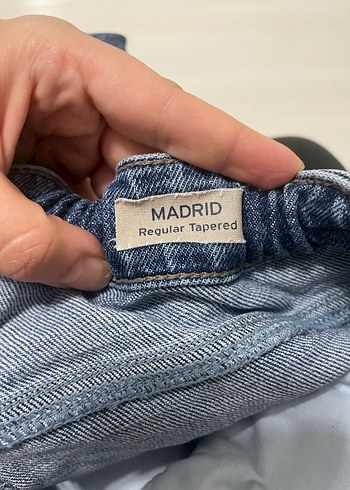 Mavi Jeans Kadın Gri Mavi Kemerli Denim Pantolon
