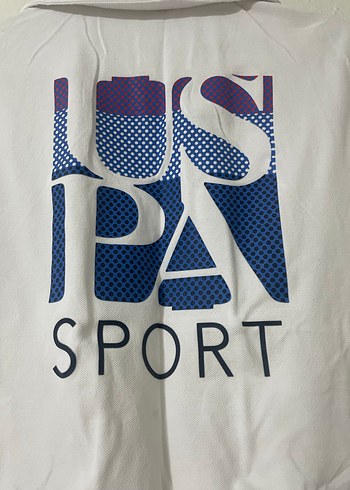 U.S Polo Assn. Beyaz Erkek Polo Tişört, Kısa Kollu, Pamuklu