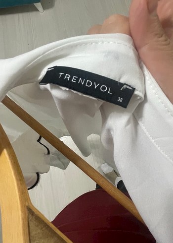 Trendyol & Milla Beyaz Uzun Kollu Keten Gömlek