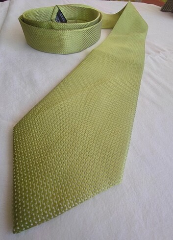  Beden Silkcashmere saf ipek yeşil kravat 