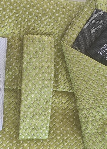  Beden yeşil Renk Silkcashmere saf ipek yeşil kravat 