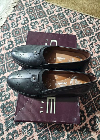 polaris 5 nokta deri dolgu topuk Kadın ayakkabi - Görsel 2