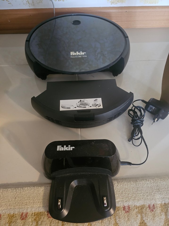 Fakir Siyah Robot Süpürge - Görsel 5