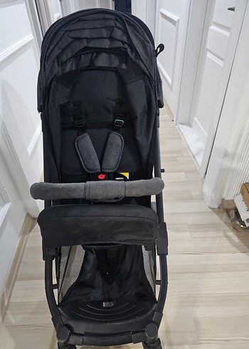 Gri Siyah kabin boy Bebek Arabası - Görsel 3