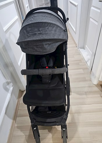 Gri Siyah kabin boy Bebek Arabası - Görsel 7