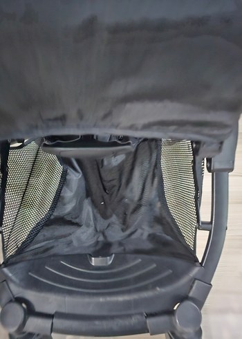 Gri Siyah kabin boy Bebek Arabası - Görsel 4
