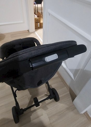 Gri Siyah kabin boy Bebek Arabası - Görsel 6