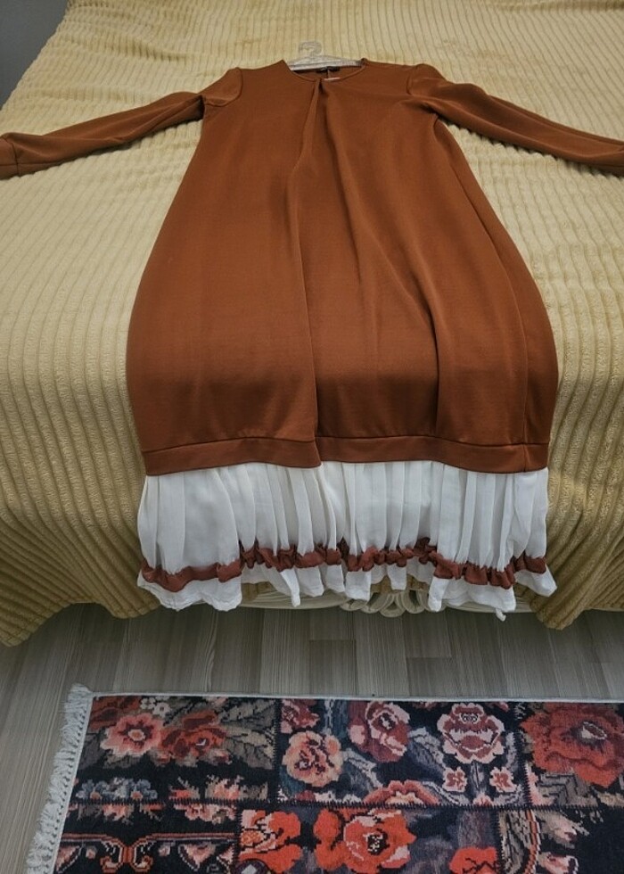 Taba resettur elbise - Görsel 3