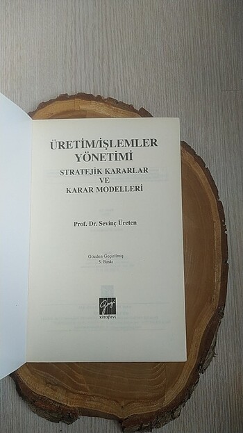  Üretim işlemler yönetimi 