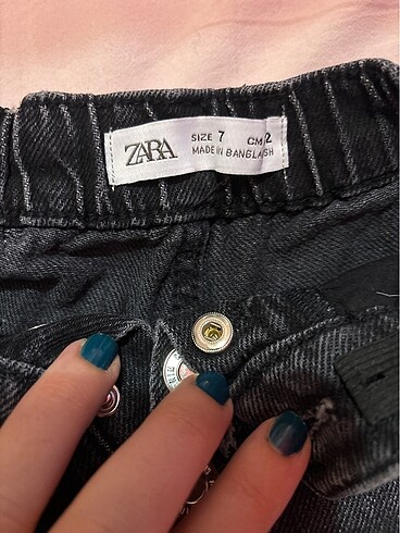 7 Yaş Beden Zara Kot Şort