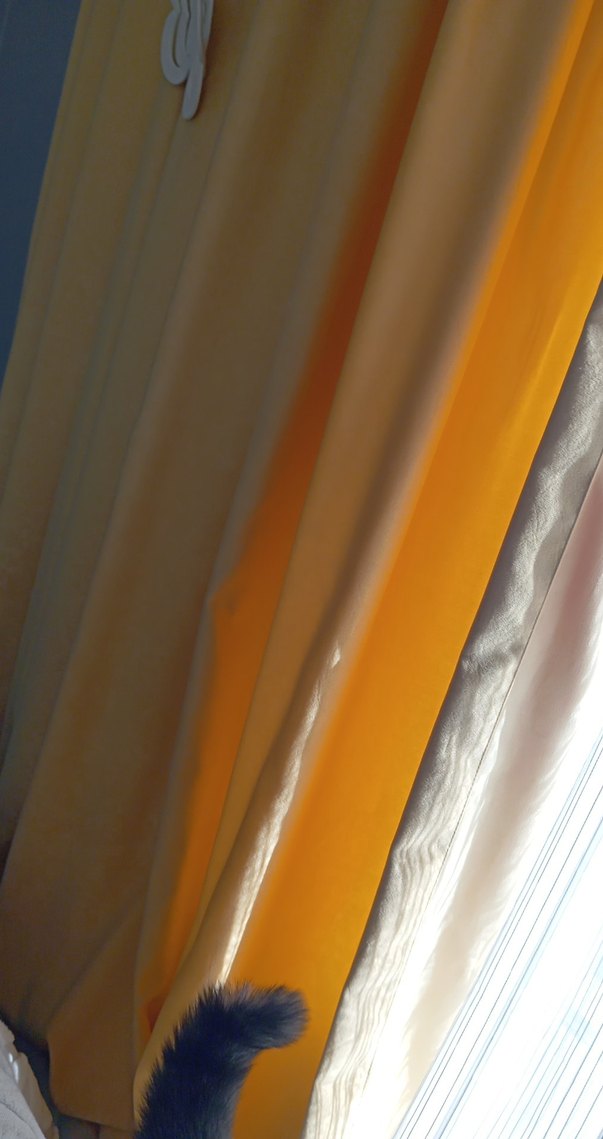 Bej Modern Düz Fon Perde  en. 98 boy2. 60 tekkanat250 - Görsel 3