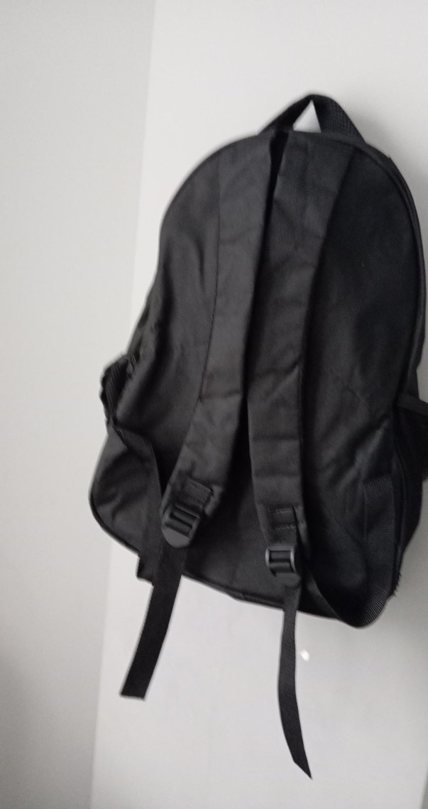 Şeffaf Ön Panelli Siyah Sırt Çantası - Görsel 2