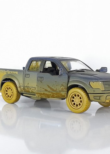 Beden Kinsmart Ford F-150 SVT Raptor SuperCrew Diecast Model Araba