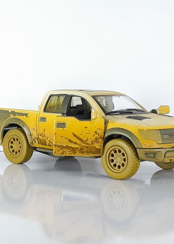 Beden Kinsmart Ford F-150 SVT Raptor SuperCrew Diecast Model Araba