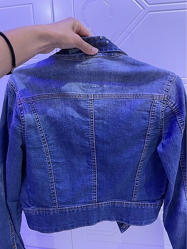 m Beden Crop kot ceket