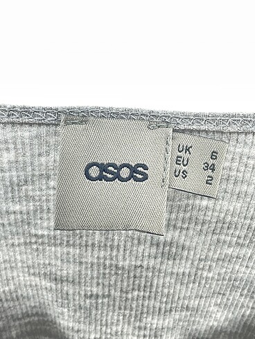 34 Beden gri Renk Asos Bluz %70 İndirimli.