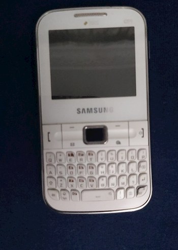 Samsung Beyaz QWERTY Tuşlu Telefon