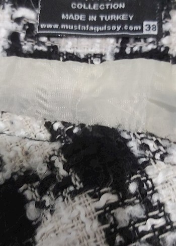 Gri Örgü Midi Kadın Etek - Görsel 4