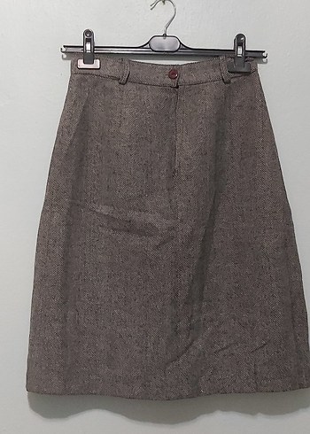 Düğmeli Mini Etek - Görsel 4