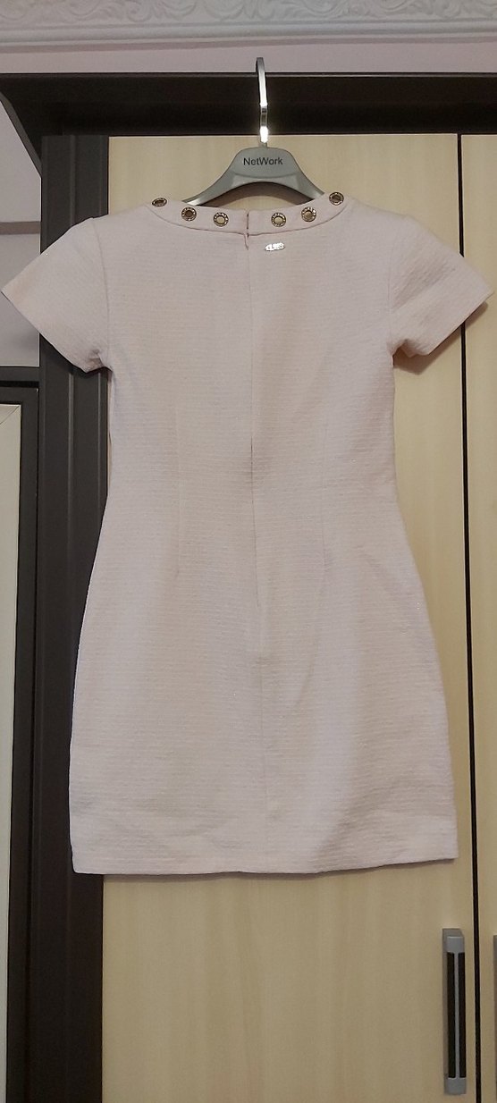 Açık pembe, XS beden kısa Kollu Kadın Elbise - Görsel 4