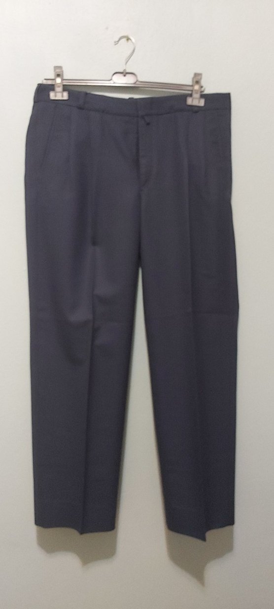 Düğmeli, Koyu mavi Erkek Takım Elbise Ceketi - Görsel 4