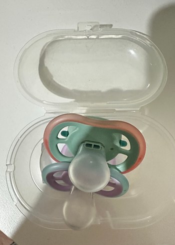  Beden çeşitli Renk Philips Avent ultra air 6-18Pastel Renkli Bebek Emzikleri 2'li