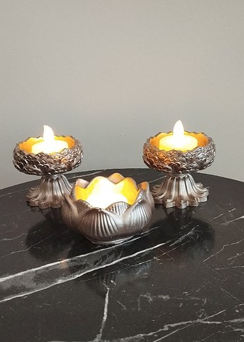  Beden Lotus Dekoratif Mumluk Seti