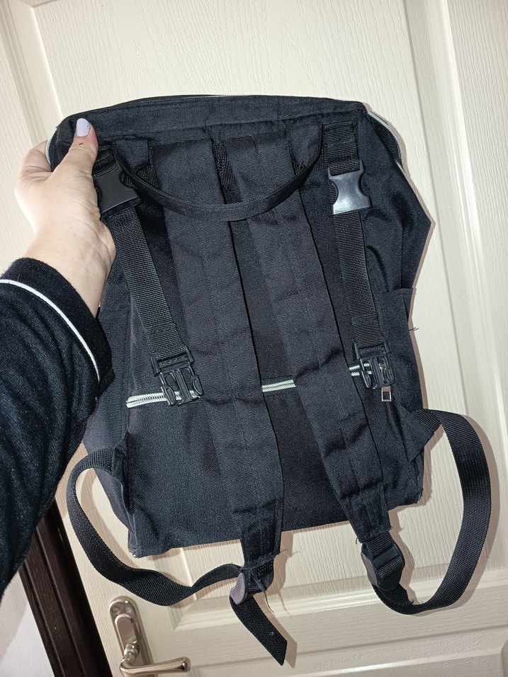 Siyah Bebek Bakım Çantası - Görsel 2