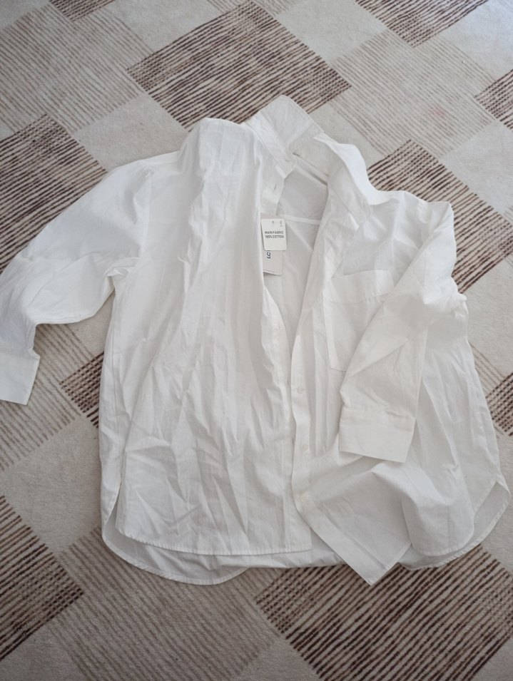 Kadın Beyaz Gömlek - Görsel 2