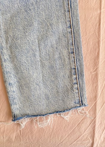 Zara Zara Kadın Açık Mavi Mom Jean
