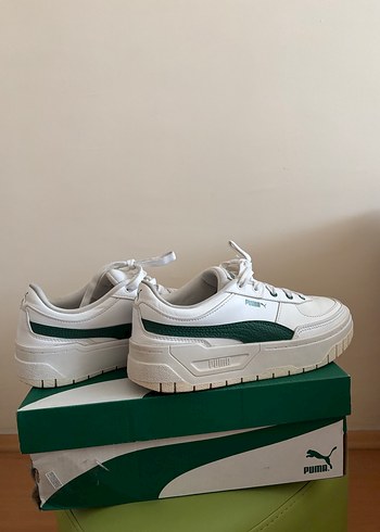 Beyaz Platform Topuklu Puma Kadın Spor Ayakkabı - Görsel 3