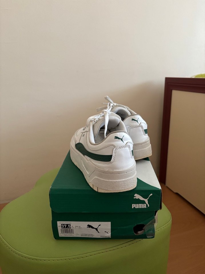 Beyaz Platform Topuklu Puma Kadın Spor Ayakkabı - Görsel 2