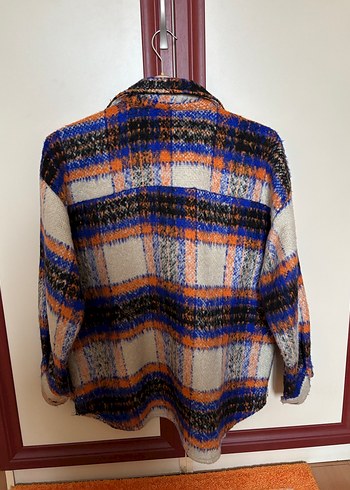 Düğmeli Çok Renkli Kadın Gömlek - Görsel 2