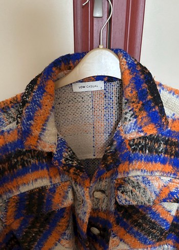 Düğmeli Çok Renkli Kadın Gömlek - Görsel 4