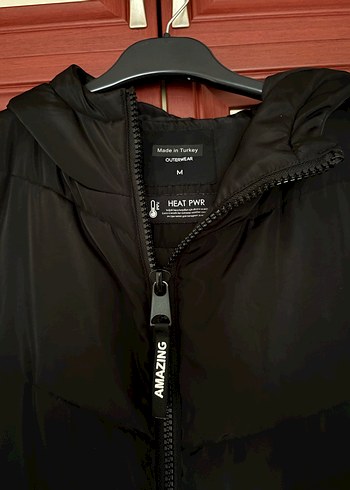 Kadın siyah uzun şişme mont - Görsel 5