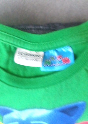 LC Waikiki Yeşil PJ Masks Baskılı Erkek Çocuk Tişörtü