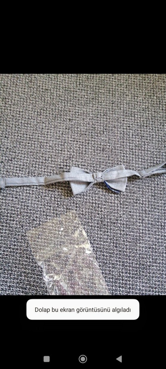 erkek için Mavi Batik Desenli Papyon - Görsel 5