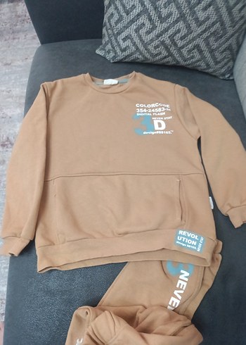 erkek Çocuk Camel Renkli Rahat Takım - Görsel 4