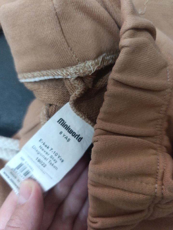 erkek Çocuk Camel Renkli Rahat Takım - Görsel 3