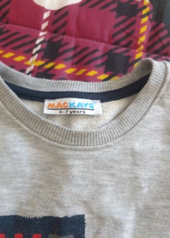 Gri Rock Punk Desenli Erkek Sweatshirt - Görsel 3